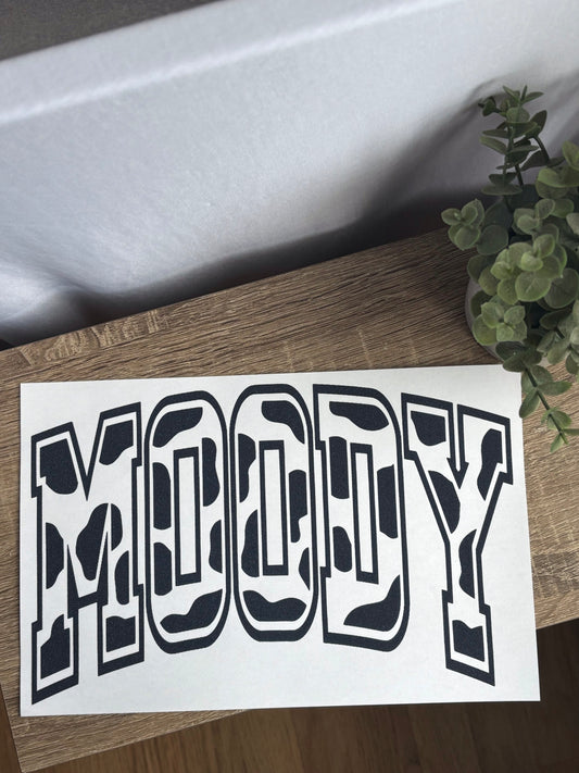 Crewneck « Moody cow »