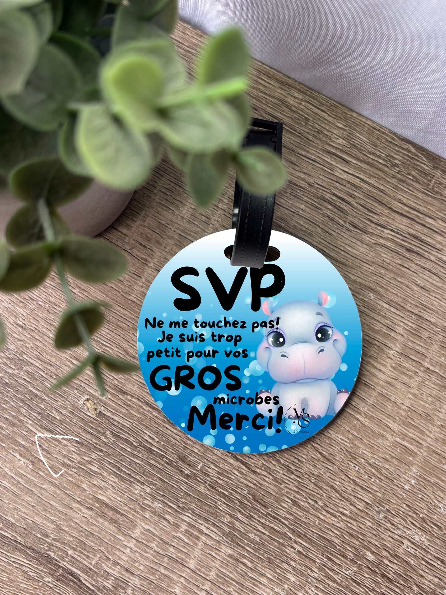 Affichette hippo